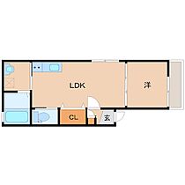 兵庫県尼崎市南城内（賃貸アパート1LDK・3階・30.49㎡） その2