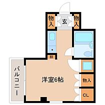 兵庫県尼崎市塚口町１丁目（賃貸マンション1R・5階・18.23㎡） その2