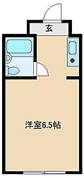 プリエールJR尼崎駅前 ワンルームの間取図画像