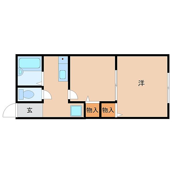 サニーフォレスト長洲 ｜兵庫県尼崎市長洲中通２丁目(賃貸アパート2K・1階・27.00㎡)の写真 その2