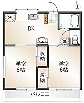 埼玉県所沢市大字山口（賃貸アパート2DK・2階・40.57㎡） その2