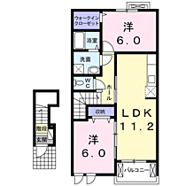 エスベランサ 202 ｜ 埼玉県所沢市小手指南４丁目11-5（賃貸アパート2LDK・2階・57.26㎡） その2