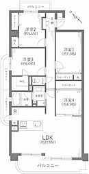 ラドーニ則武天空の館 4LDKの間取り