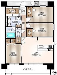 間取図画像 3LDK