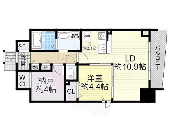 セレニテフラン難波 ｜大阪府大阪市浪速区桜川１丁目(賃貸マンション1SLDK・3階・52.80㎡)の写真 その2