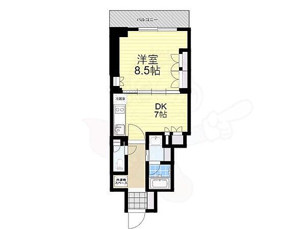 大阪府大阪市中央区和泉町１丁目(賃貸マンション1LDK・11階・39.57㎡)の写真 その2