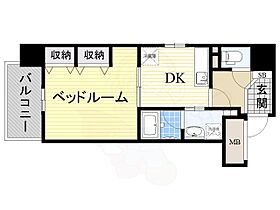 大阪府大阪市中央区石町２丁目（賃貸マンション1DK・2階・33.90㎡） その2