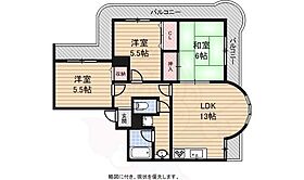 大阪府大阪市浪速区日本橋西２丁目（賃貸マンション3LDK・3階・68.68㎡） その2