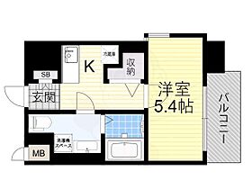 大阪府大阪市西区靱本町２丁目（賃貸マンション1K・5階・21.69㎡） その2