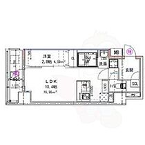 大阪府大阪市浪速区稲荷１丁目（賃貸マンション1LDK・7階・33.37㎡） その2