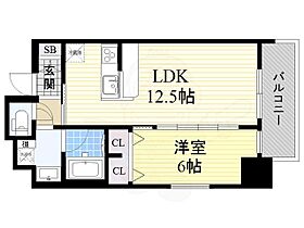 大阪府大阪市中央区鎗屋町２丁目3番3号（賃貸マンション1LDK・7階・44.38㎡） その2