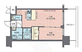 大阪府大阪市西区川口３丁目（賃貸マンション1LDK・13階・35.42㎡） その2