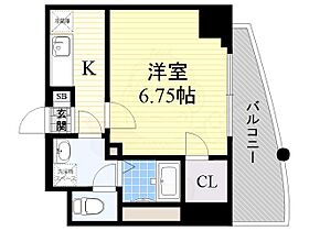 大阪府大阪市浪速区久保吉１丁目（賃貸マンション1K・14階・24.08㎡） その2