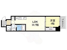 大阪府大阪市浪速区元町３丁目（賃貸マンション1LDK・4階・35.69㎡） その2