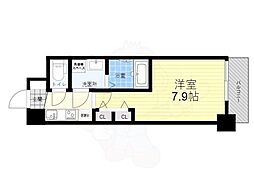 S-RESIDENCE堺筋本町Uno 12階1Kの間取り