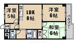 間取図画像 3DK
