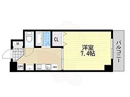P-west 1Kの間取図画像