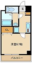 Luxe尼崎west  ｜ 兵庫県尼崎市神田北通６丁目（賃貸マンション1K・6階・22.96㎡） その2