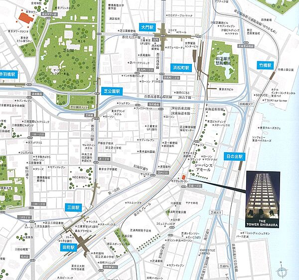 地図を拡大表示