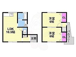 四條畷市岡山借家