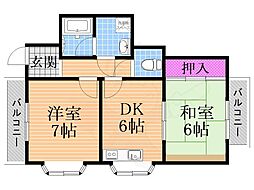 ハイツ北村 2階