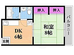 南建設マンション 3階/-