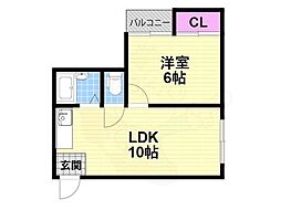住道ハイツ 5階/-