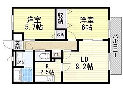 メゾンドエトワールA棟 2階/-
