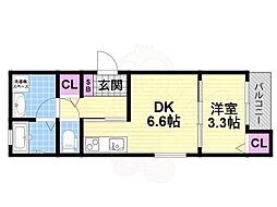 ア・マーレ中鴻池 3階/-