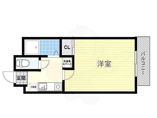 イーストコート本庄 ｜大阪府大阪市北区本庄東１丁目(賃貸マンション1K・1階・25.00㎡)の写真 その2