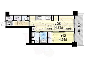 ジオ福島野田TheMarks  ｜ 大阪府大阪市福島区海老江１丁目（賃貸マンション1LDK・15階・50.06㎡） その2