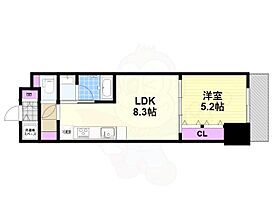 ラシュレエグゼ阿波座  ｜ 大阪府大阪市西区江之子島１丁目（賃貸マンション1LDK・2階・34.38㎡） その2