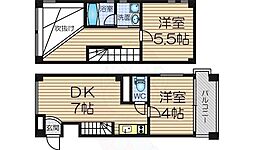 アシスト・94 2DKの間取図画像