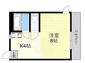 大阪府大阪市住吉区南住吉１丁目（賃貸マンション1K・4階・23.00㎡） その2