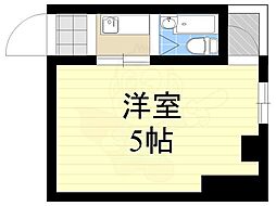 沢之町マンション ワンルームの間取図画像