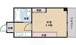 メゾンマルシェ 1Kの間取図画像