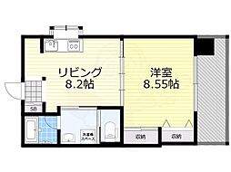 ハイツウィーン 1LDKの間取図画像