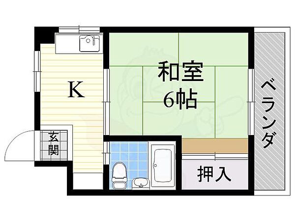 大阪府大阪市住吉区我孫子東２丁目(賃貸マンション1K・2階・21.00㎡)の写真 その2