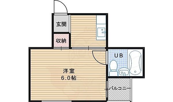 帝塚山ハイツ ｜大阪府大阪市住吉区万代東１丁目(賃貸マンション1K・4階・18.00㎡)の写真 その2