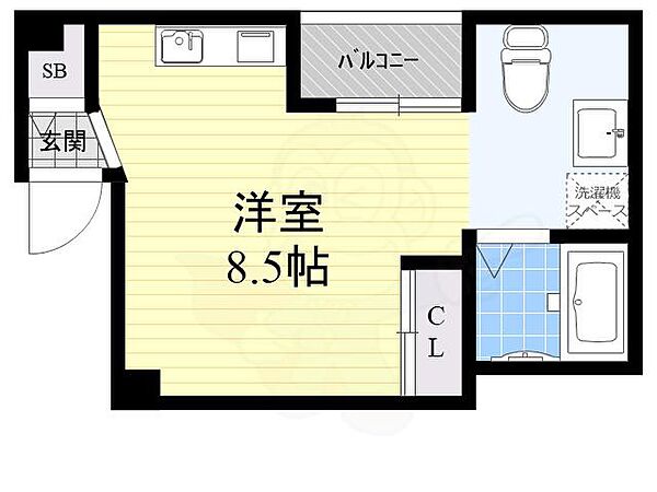 オリエントシティＫ ｜大阪府大阪市住吉区東粉浜３丁目(賃貸マンション1R・2階・21.31㎡)の写真 その2