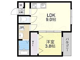 F　maison Largo  ｜ 大阪府大阪市住吉区東粉浜２丁目（賃貸アパート1LDK・1階・31.22㎡） その2