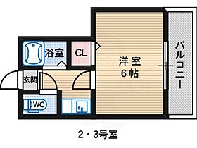 シャトル市大前  ｜ 大阪府大阪市住吉区杉本２丁目（賃貸マンション1K・5階・20.00㎡） その2