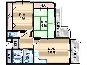 大阪府大阪市東住吉区住道矢田８丁目（賃貸マンション2LDK・4階・54.49㎡） その2