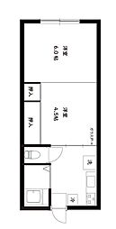 うれし野ハウス 2Kの間取図画像
