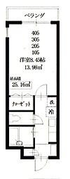 志幸27DoMiNi 1Kの間取図画像