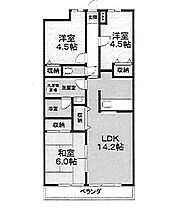 レグルスかじや  ｜ 神奈川県相模原市中央区相生４丁目11-10（賃貸マンション3LDK・1階・65.03㎡） その2