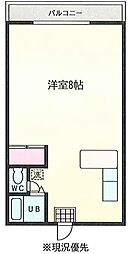 ロイヤルビレッヂ ワンルームの間取図画像