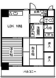 アペックス古淵 2LDKの間取図画像