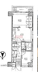 日興パレス広尾プラザ 1LDKの間取図画像