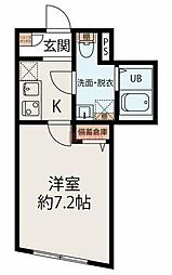 MEGURO EDGE 1Kの間取図画像